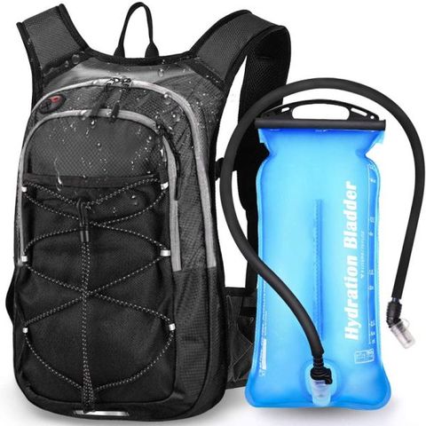 2L Hydration Pack Backpack Bag With Water Bladder For Running/Cycling 