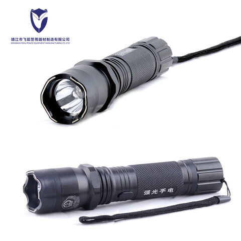 Portable Electric Shock Rod Super Rechargeable Electric Taser Gun Safety  Environmental Protection Electric Shock Self-defense (round)