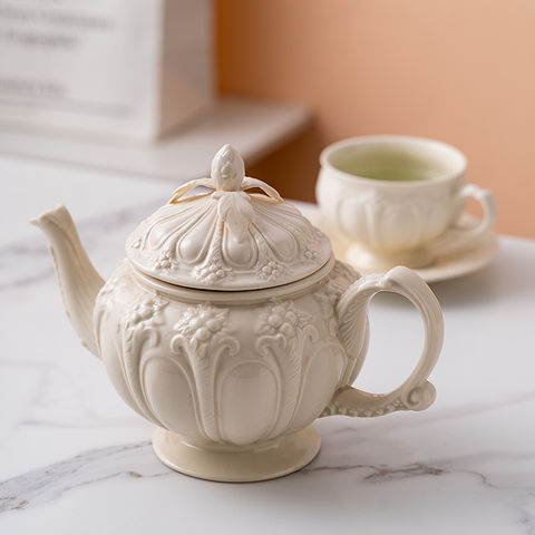 European Teapot Set Vintage Tea Cup Retro Palace Bone China Cup