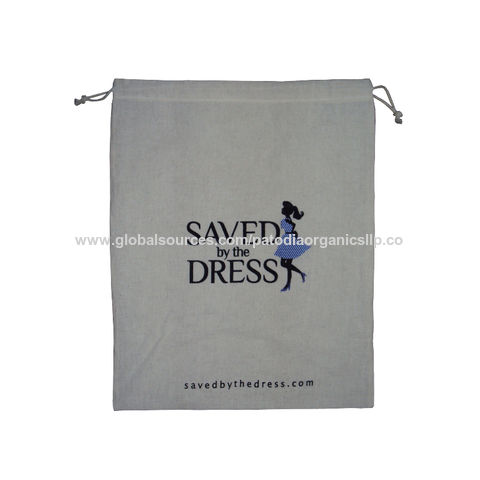 custom printed drawstring pouch
