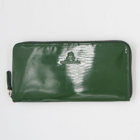 green designer wallet