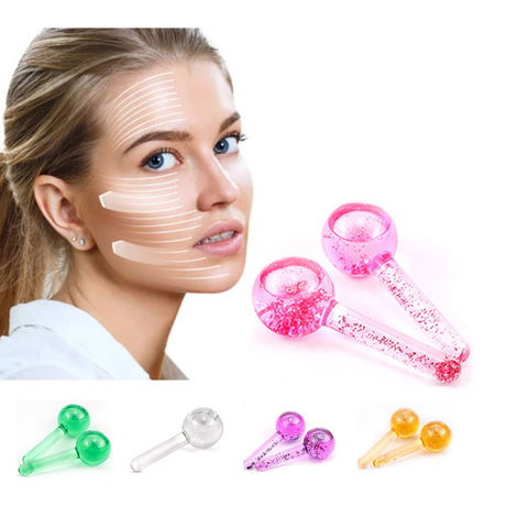 Yeye Ice Roller - Cooling Face Massage Roller, pink
