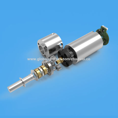China Zhaowei DC Gear Motor 22mm Shaft 24V Low Speed Mini Gearmotor for ...