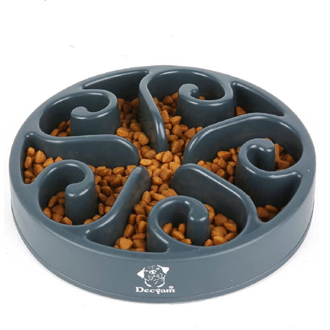 Buy Wholesale China Pet Fun Feede Slow Feeder, Bloat Stop Dog Food Bowl Maze  Interactive Puzzle Cat Bowl & Pet Supplies at USD 1.2