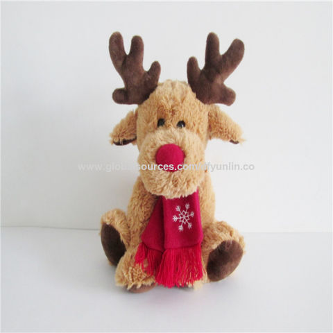 Great With Your Holiday Reindeer Plush 30cm Christmas Pet 
