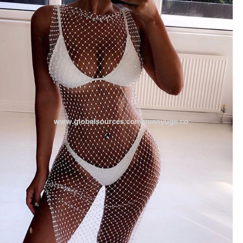 Buy Wholesale China Rhinestone Fishnet 