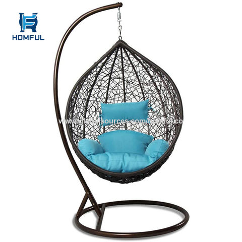 Wicker Egg Chair Homful Garden Rattan Hammock Chair Egg Chair Hanging For Outdoor And Indoor