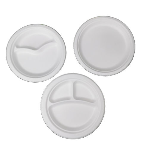 Buy Wholesale China 3 Compartment Plastic Disposable Plates With
