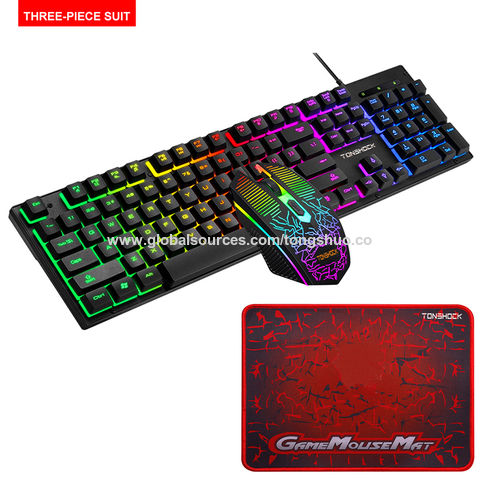 keyboard mouse mousepad combo