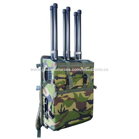 Portable Backpack Cell Phone Drone GSM Signal jammer, Manpack Jammer ...