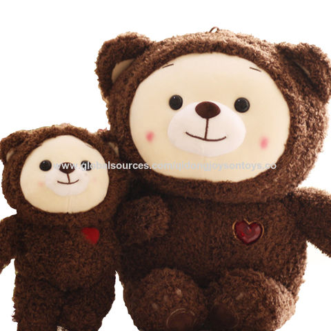 Compre Plush Cute Cartoon Teddy Bear Girl Presente Boneca Para Festival  Aniversário e Urso de China por grosso por 13 USD