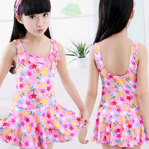 Buy Wholesale China Wholesale Girls One-piece Swimsuit Ruffle-strap ...