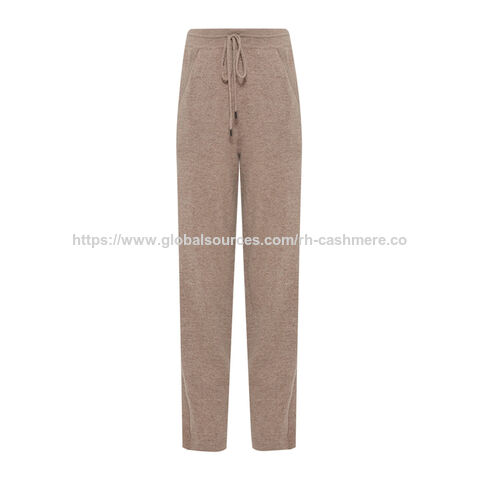 Cashmere pants long knitted sport pants high quality pants for men