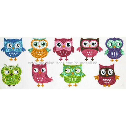 Buy Wholesale China Factory Wholesale Owls Diy Paper Crafts Diamond Art  Stickers Beads Art Wall Stickers For Kids & Paper Crafts at USD 0.62