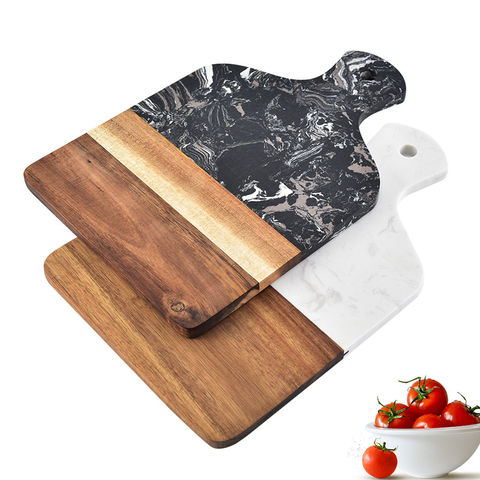 Buy Wholesale China Solid Wood+marble Stone Cutting Board