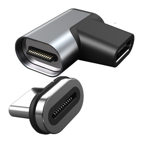 Custom-made Type C Ultra-Fast Charging PD 120W Magnetic USB Cable, Type C to 2 Special-shaped Heads, Suited for Gaming Laptops for sale at factory direct price