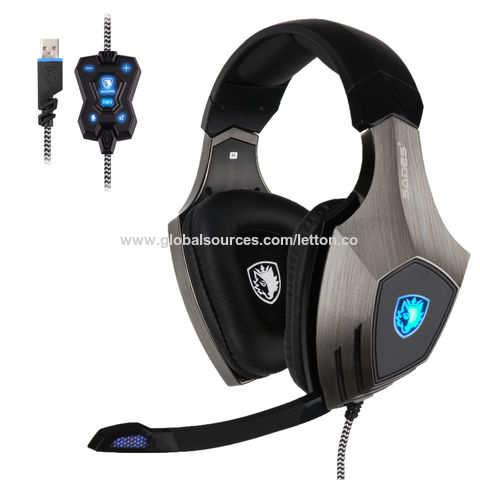 please connect the sades 7.1ch gaming headset