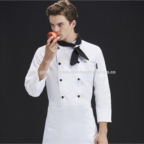 Unisex Chef Coat Kitchen Short/long Sleeve Chef Jacket For Men And