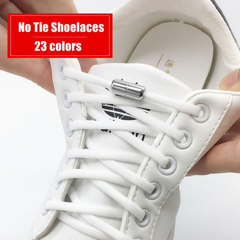 Factory Custom Sneaker Elastic Shoelaces Lazy Silicone No Tie