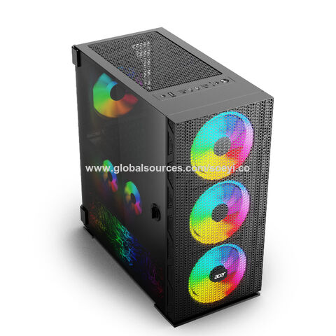 Buy Wholesale China Gaming Hardware Gabinete Casing Mid Tower Rgb Pc ...