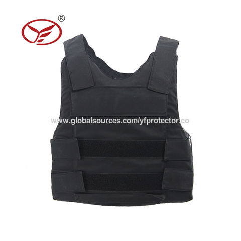Light Weight Concealed Body Armor Bullet Proof Black Vest NIJ level IIIA 3A 