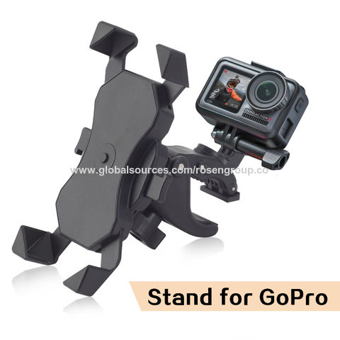 360° Rotatable Motorcycle Mobile Holder Fits Smart Phone 4.5-7 Anti-Shake and Super Stable Upgraded Bike Phone Mount Tinpec Universal Bike Phone Holder Compatible with GoPro Camera 