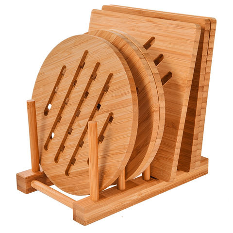 Kitchenare Kitchen Tools Hot Sale Handmade Custom Wooden Hot Pot Holder -  China Coffee Cup Table Mats Set with Holder and Bamboo Wooden Hot Pot Holder  price