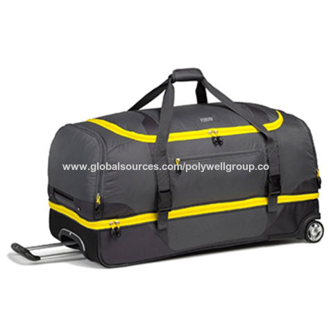Buy Wholesale China Multifunctional Rolling Travel Duffel Bag, Large  Capacity Trolley Bag & Multifunctional Rolling Travel Duffel Bag at USD  11.5