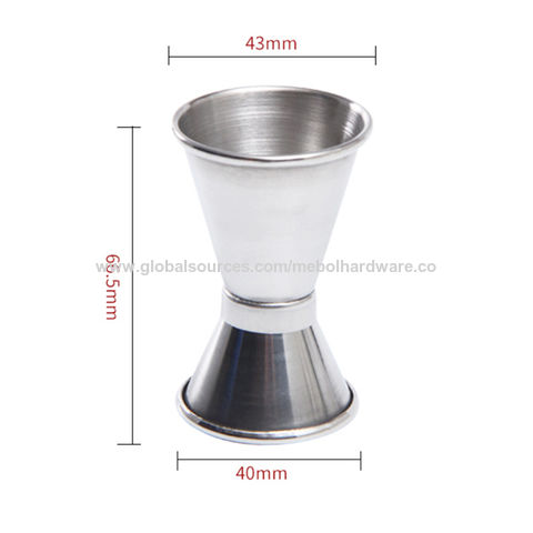 Buy Wholesale China Stainless Steel Bar Jigger, Cocktail Measuring