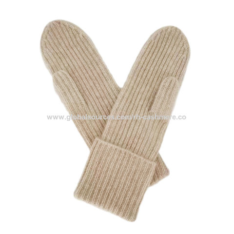 Women's Fingerless Cashmere Gloves