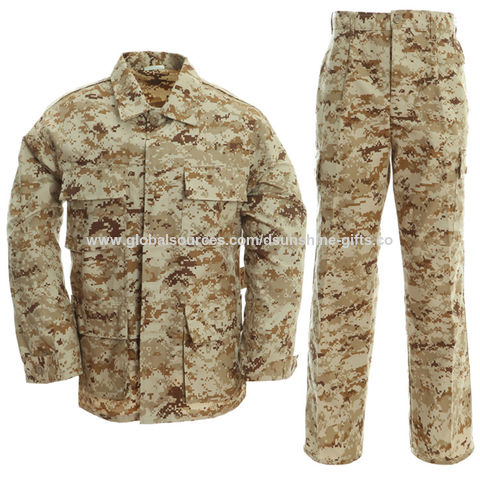 Compre Desierto Bdu Camuflaje Táctico Militar Uniforme Ropa Traje