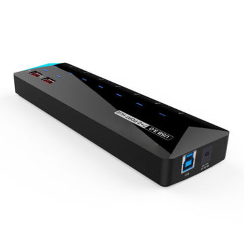 Buy Wholesale China Superspeed 7 Port Usb 3.0 Hub With 5v4a Dc Power ...