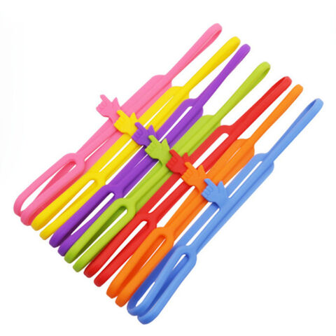 علامات مرجعية سيليكون، حبل ربط عالي المتانة للمستلزمات المدرسية والمكتبية for sale at factory direct price
