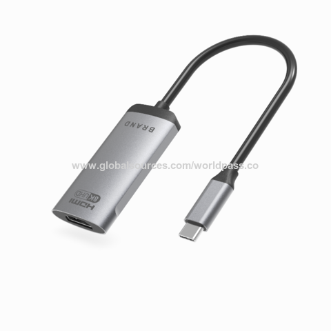 Venta al por mayor Cable USB C a HDMI 8K 60Hz DMI 2.1, Cable Tipo C (Thunderbolt 3/4) a HDMI 4K 120HZ