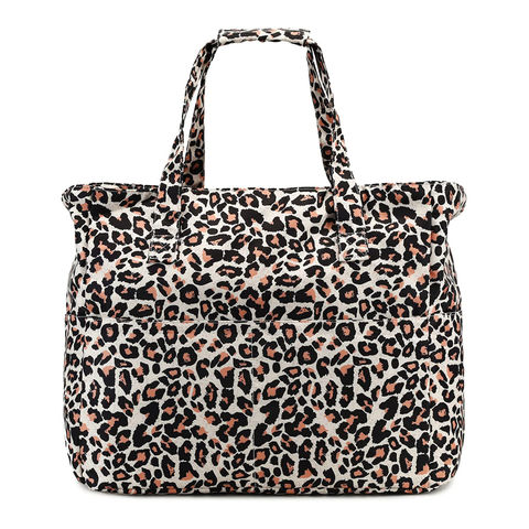 Leopard Women Ladies Beach Tote Pool Bags With Wet Compartment for ...