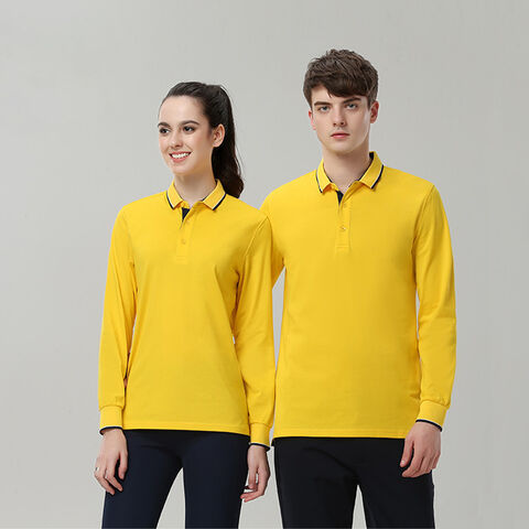 Long-Sleeved Polo Shirts 