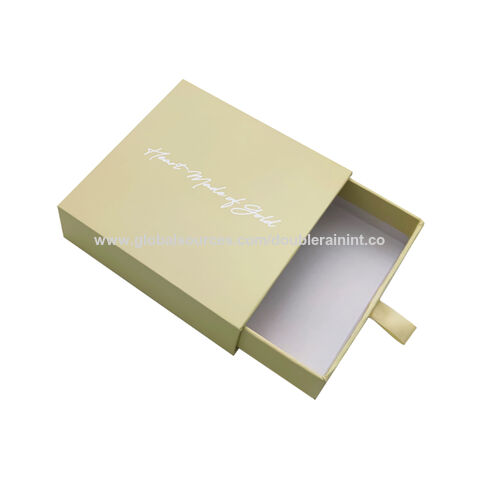 Custom luxury gift cardboard packaging sliding drawer box for sale at factory direct price