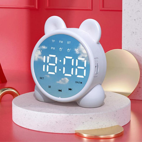 Buy Wholesale China Cute P1 Alarm Clock Led Speaker Kids Digital Clock Wireless Speaker Home Decor Mirror Speaker Speaker At Usd 5 7 Global Sources