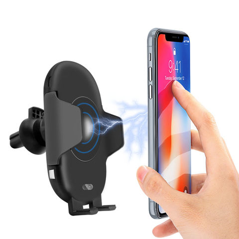 iPhone XR/XS/Max DREAMORE 4351520996 10W Qi Fast Wireless Charging Bracket Compatible with Samsung Galaxy Note 9/S9+/S9/S8 Smart Wireless Car Charger Mount,3 in 1 Infrared Induction Wireless Charging Car Phone Holder 