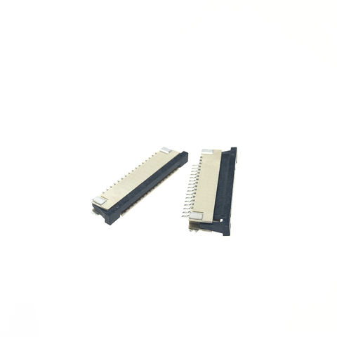 1.0mm Vertical Smt Connector With Lock Type 16p Fpc Connectors Type ...