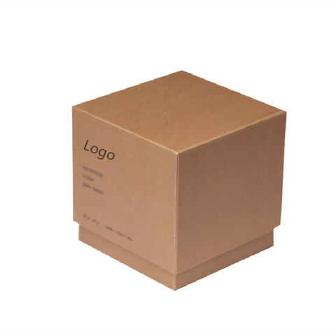 Recycle Candle Packaging Box Custom Brand Logo Cardboard Kraft