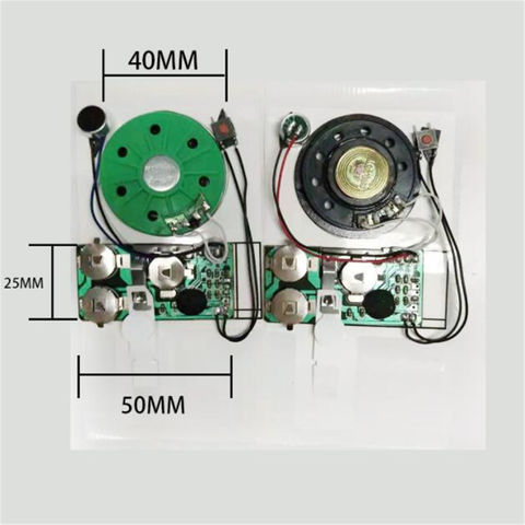 Music Chip Driver Module China 10/30 seconds electronic card recording movement Card movement ...
