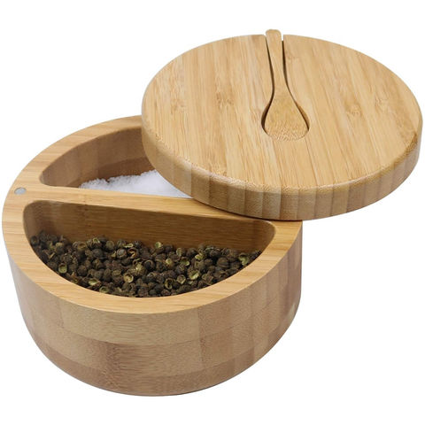 Bamboo Cellar- spice Box-seasoning Jar-Salt & Pepper Jar