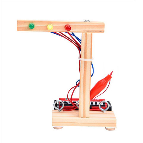 Details about   AG_ IC PW_ BL_ Kids Traffic Light Electronic Building Stem Education Science Ex 