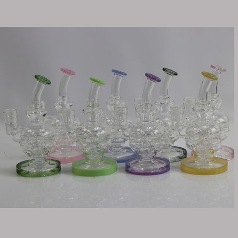 Wholesale 6.7 Inch Thick Glass Hookah Bong Water Pipe For Smoking