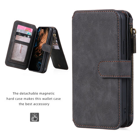 Hot Selling On Amazon Zipper Wallet Phone Case For Iphone 12 13 13 Pro Max With Card Slot Stand Case For Iphone 13 Mini Wallet Phone Case Leather Phone Case Buy