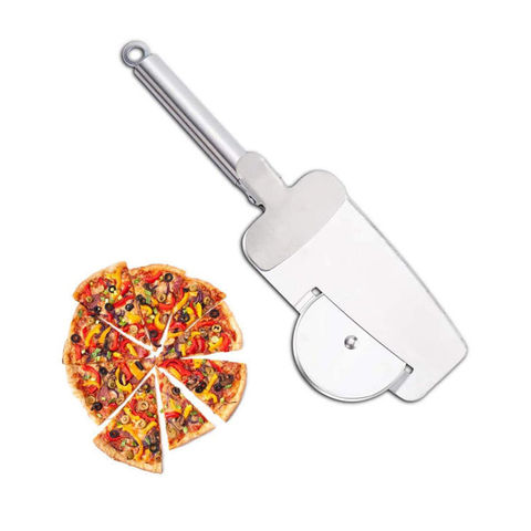 3 in 1 Stainless Steel Food knife Slicer Pizza Shovel Peel Pizza Cutter ...