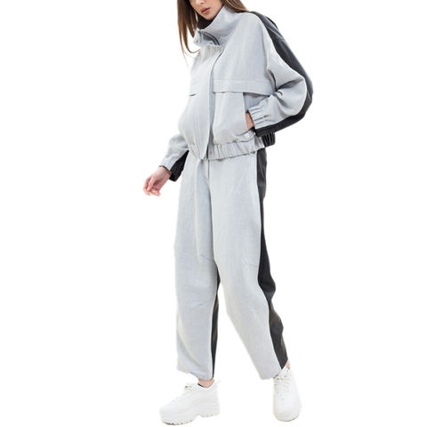 Nike Tracking Suitwomen's Slim Fit Tracksuit - Hooded Zipper Jacket &  Stretchy Pants Set