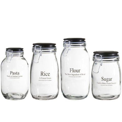 Flour And Sugar Containers Airtight, Candy Jars With Lids, Great