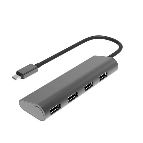 Buy Wholesale China Superspeed Usb 3.1 Type C 4 Port Aluminum Hub For ...